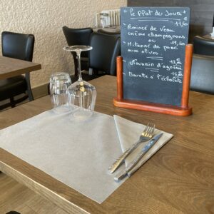 Plat du jour et suggestions du restaurant l'Auberge des Voyageurs à vandières, proche Pont-à-Mousson